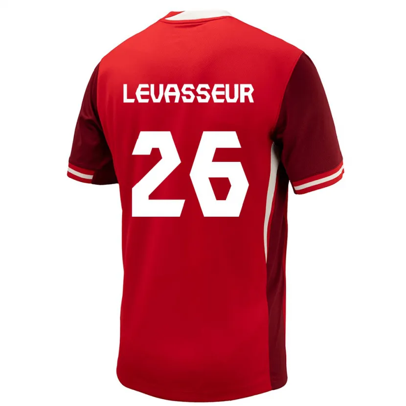 Danxen Damen Kanada Marie Levasseur #26 Rot Heimtrikot Trikot 24-26 T-Shirt