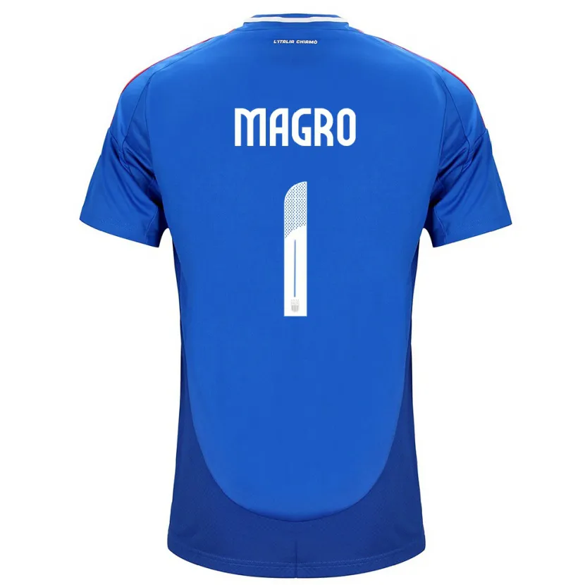 Danxen Damen Italien Federico Magro #1 Blau Heimtrikot Trikot 24-26 T-Shirt