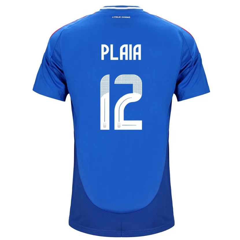 Danxen Damen Italien Francesco Plaia #12 Blau Heimtrikot Trikot 24-26 T-Shirt
