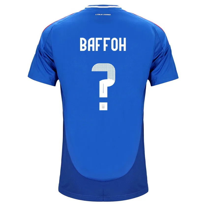 Danxen Damen Italien Jeffrey Baffoh #0 Blau Heimtrikot Trikot 24-26 T-Shirt