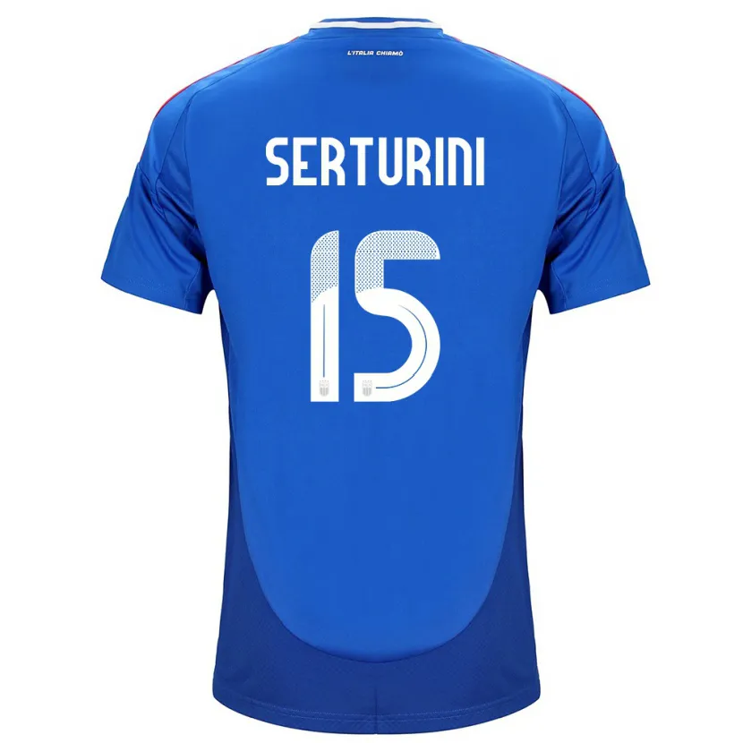 Danxen Damen Italien Annamaria Serturini #15 Blau Heimtrikot Trikot 24-26 T-Shirt
