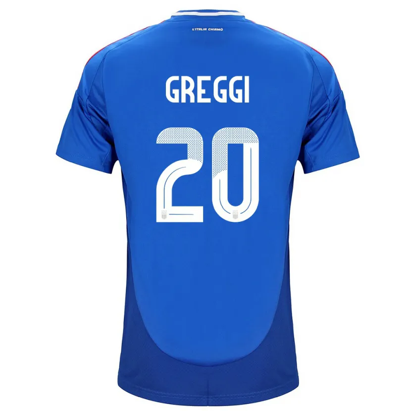 Danxen Damen Italien Giada Greggi #20 Blau Heimtrikot Trikot 24-26 T-Shirt