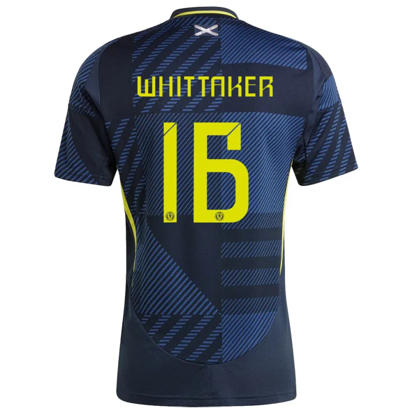 Danxen Damen Schottland Rory Whittaker #16 Dunkelblau Heimtrikot Trikot 24-26 T-Shirt