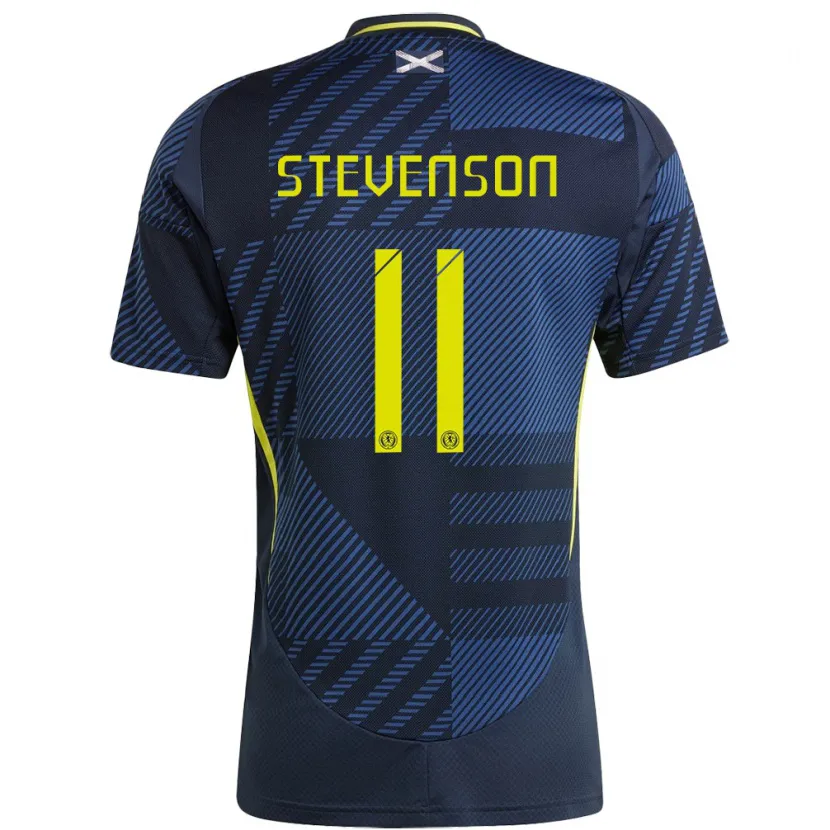 Danxen Damen Schottland Gus Stevenson #11 Dunkelblau Heimtrikot Trikot 24-26 T-Shirt