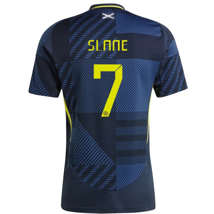 Danxen Damen Schottland Paul Slane #7 Dunkelblau Heimtrikot Trikot 24-26 T-Shirt