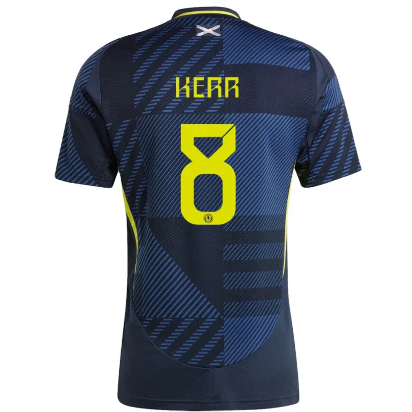Danxen Damen Schottland Samantha Kerr #8 Dunkelblau Heimtrikot Trikot 24-26 T-Shirt