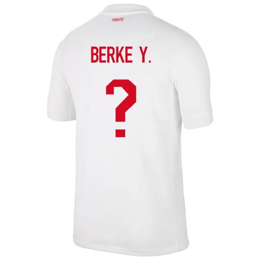 Danxen Damen Türkei Berke Yıldırım #0 Weiß Heimtrikot Trikot 24-26 T-Shirt