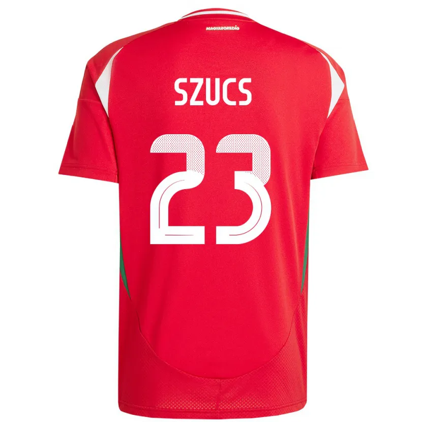 Danxen Damen Ungarn Tamás Szűcs #23 Rot Heimtrikot Trikot 24-26 T-Shirt