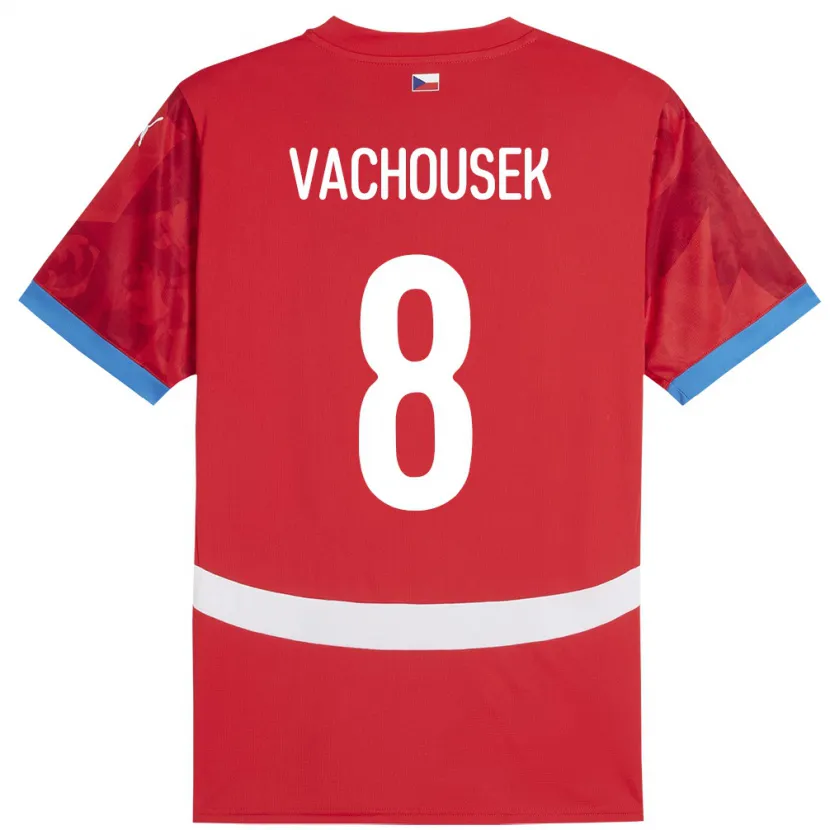 Danxen Damen Tschechien Tadeas Vachousek #8 Rot Heimtrikot Trikot 24-26 T-Shirt