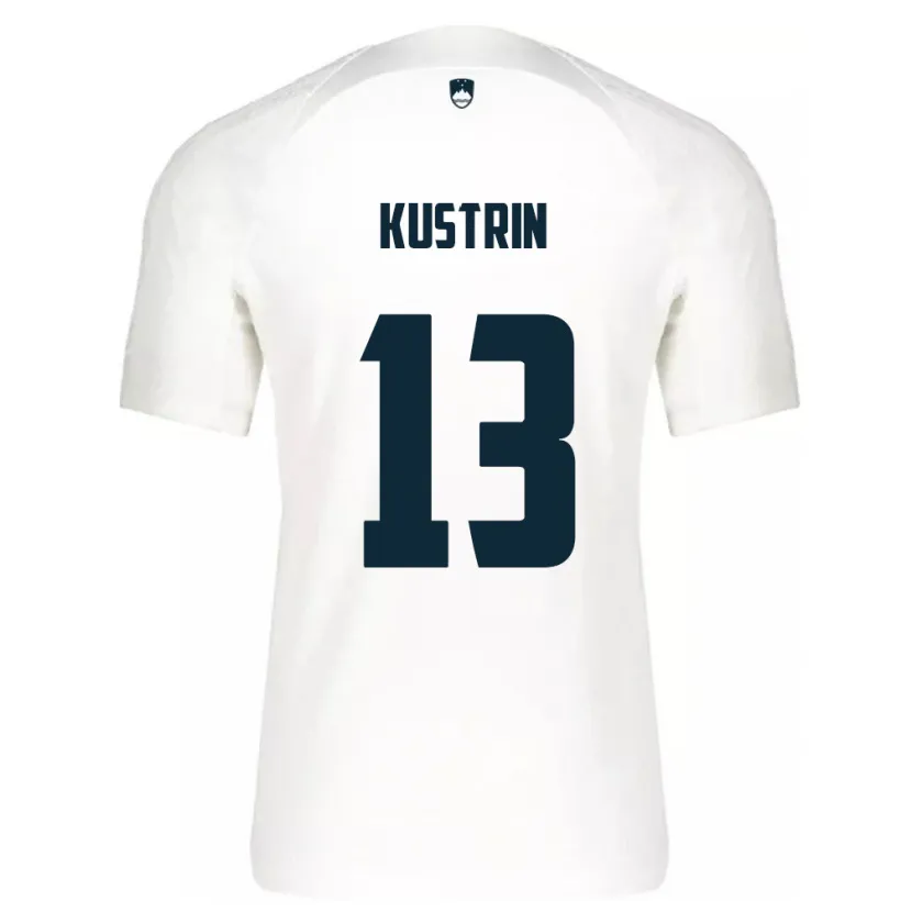 Danxen Damen Slowenien Zala Kuštrin #13 Weiß Heimtrikot Trikot 24-26 T-Shirt