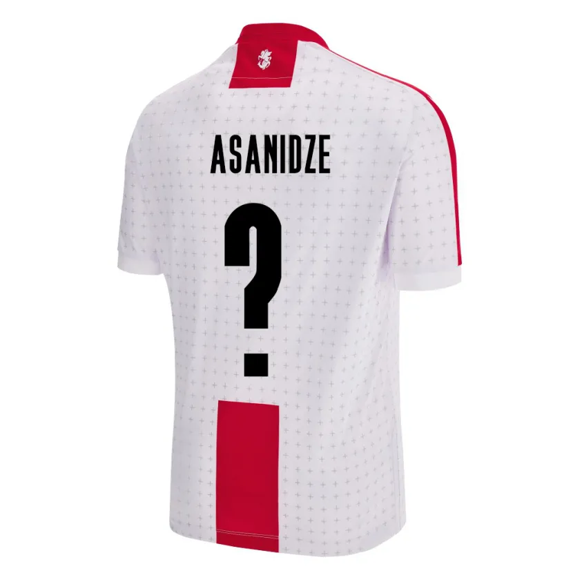 Danxen Damen Georgien Saba Asanidze #0 Weiß Heimtrikot Trikot 24-26 T-Shirt