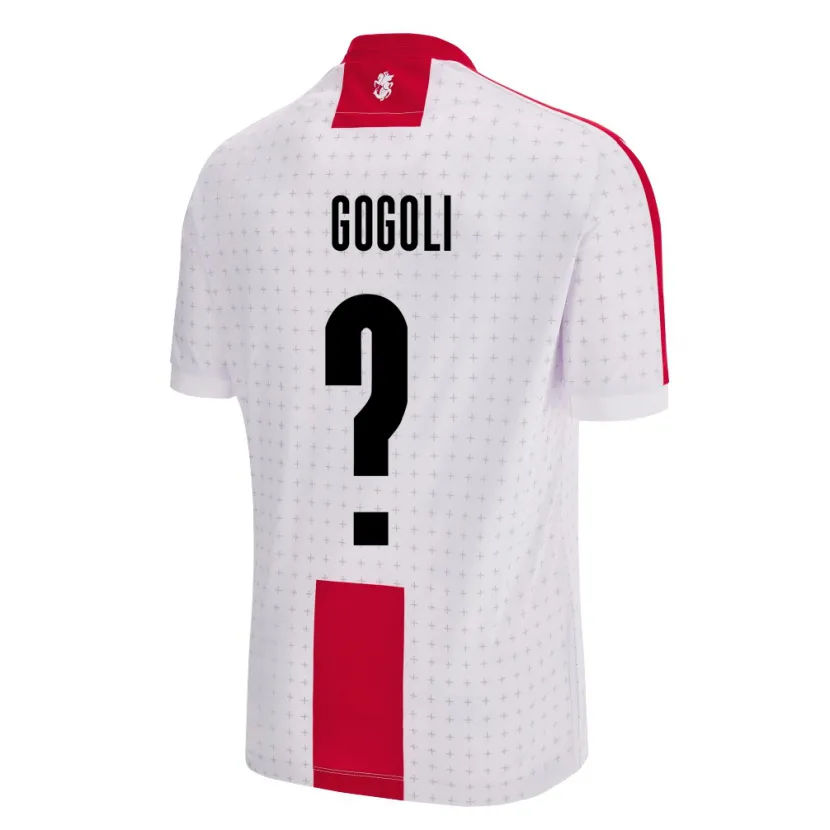 Danxen Damen Georgien Dachi Gogoli #0 Weiß Heimtrikot Trikot 24-26 T-Shirt