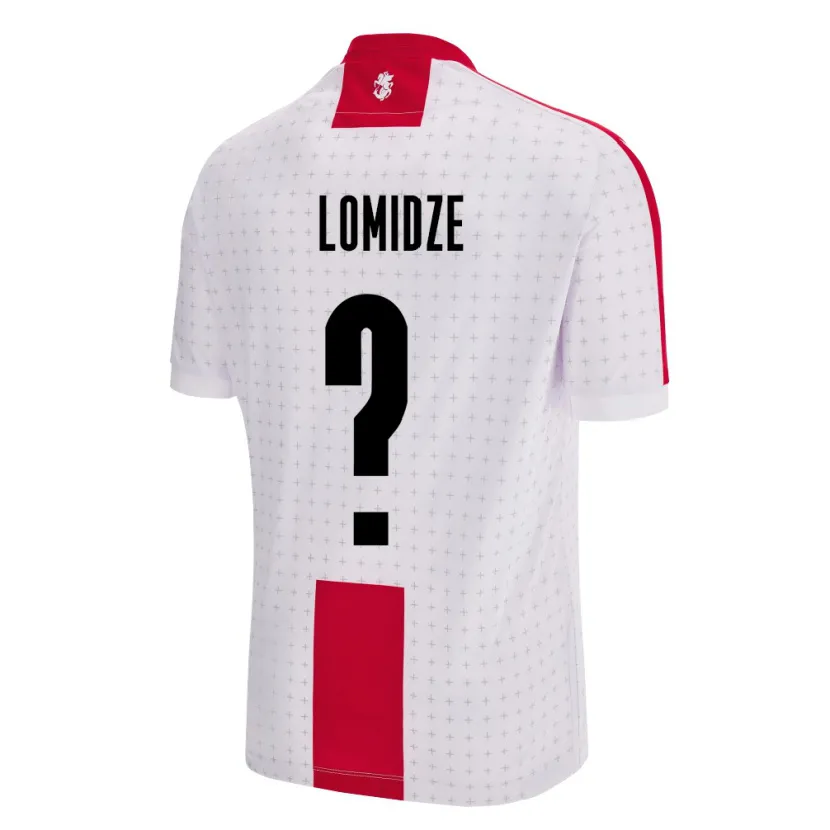 Danxen Damen Georgien Giorgi Lomidze #0 Weiß Heimtrikot Trikot 24-26 T-Shirt