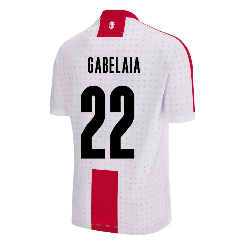 Danxen Damen Georgien Svetalna Gabelaia #22 Weiß Heimtrikot Trikot 24-26 T-Shirt