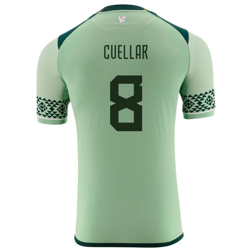 Danxen Damen Bolivien Jaume Cuéllar #8 Hellgrün Heimtrikot Trikot 24-26 T-Shirt