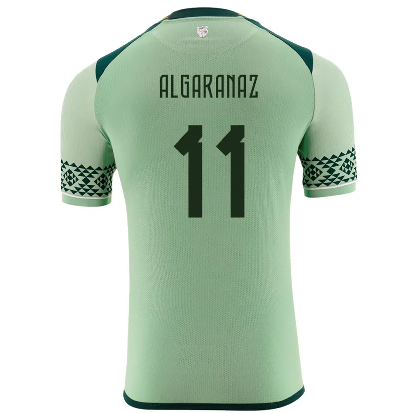 Danxen Damen Bolivien Carmelo Algarañaz #11 Hellgrün Heimtrikot Trikot 24-26 T-Shirt