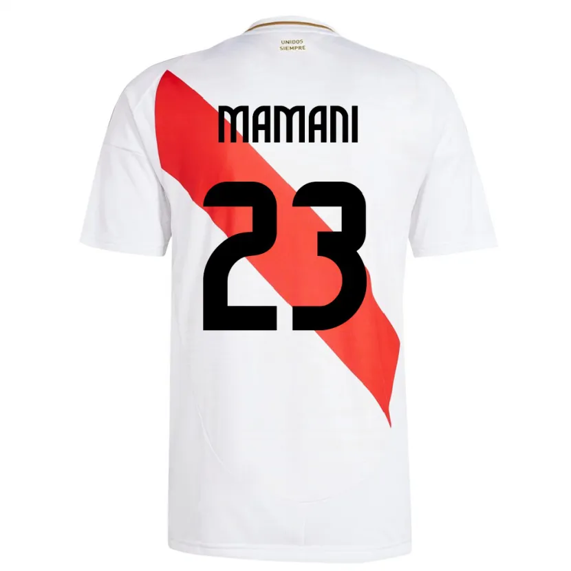 Danxen Damen Peru Julia Mamani #23 Weiß Heimtrikot Trikot 24-26 T-Shirt