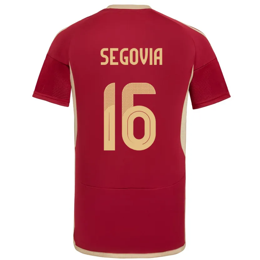 Danxen Damen Venezuela Telasco Segovia #16 Burgund Heimtrikot Trikot 24-26 T-Shirt