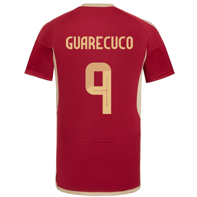 Danxen Damen Venezuela Joemar Guarecuco #9 Burgund Heimtrikot Trikot 24-26 T-Shirt
