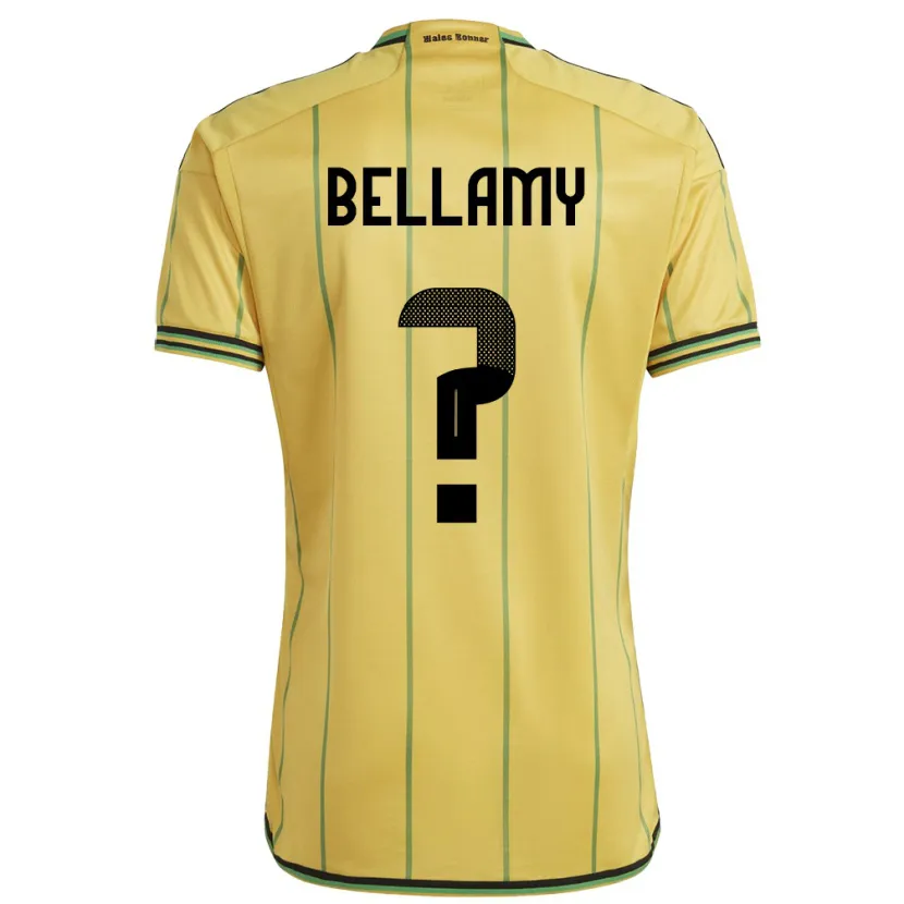 Danxen Damen Jamaika Sydney Bellamy #0 Gelb Heimtrikot Trikot 24-26 T-Shirt