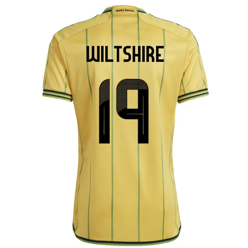 Danxen Damen Jamaika Tiernny Wiltshire #19 Gelb Heimtrikot Trikot 24-26 T-Shirt