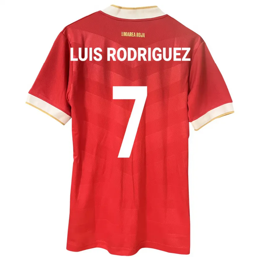 Danxen Damen Panama José Luis Rodríguez #7 Rot Heimtrikot Trikot 24-26 T-Shirt