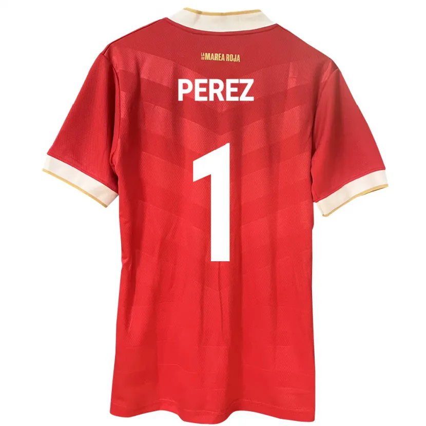 Danxen Damen Panama Miguel Pérez #1 Rot Heimtrikot Trikot 24-26 T-Shirt