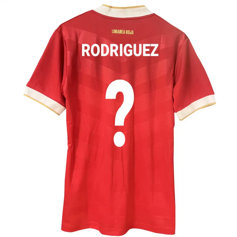 Danxen Damen Panama Julio Rodríguez #0 Rot Heimtrikot Trikot 24-26 T-Shirt