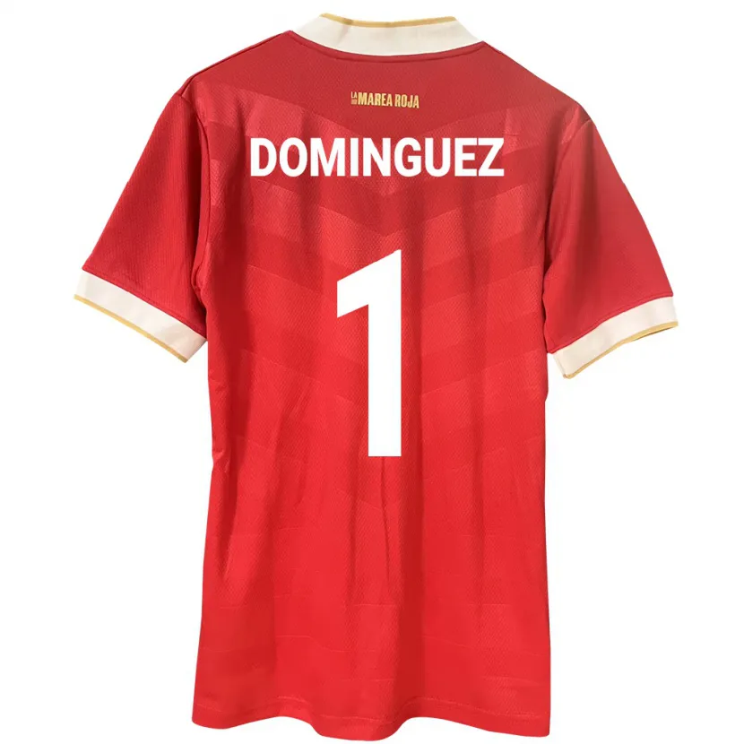 Danxen Damen Panama Valeska Domínguez #1 Rot Heimtrikot Trikot 24-26 T-Shirt