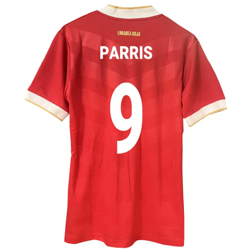 Danxen Damen Panama Katherine Parris #9 Rot Heimtrikot Trikot 24-26 T-Shirt