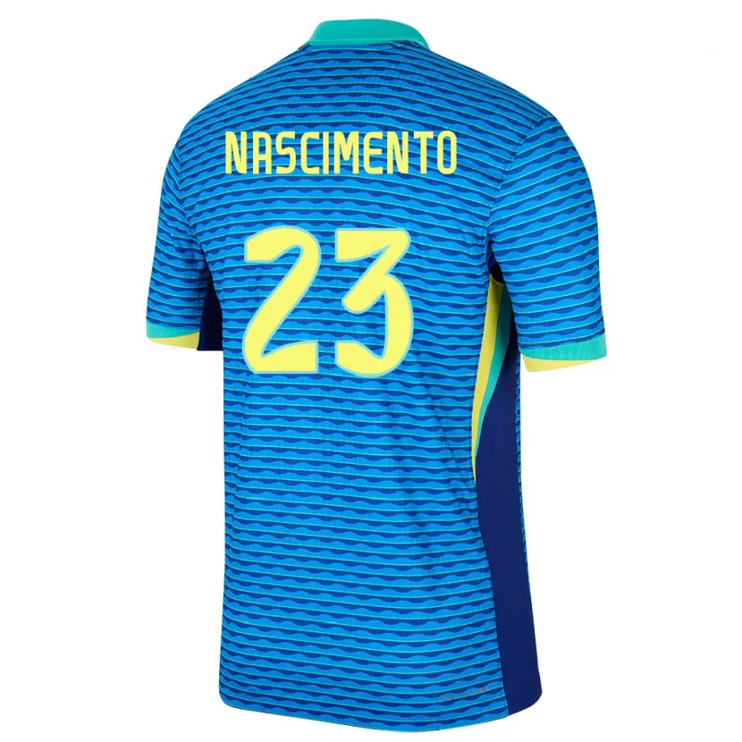 Danxen Damen Brasilien Matheus Nascimento #23 Blau Auswärtstrikot Trikot 24-26 T-Shirt