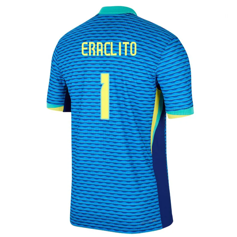 Danxen Damen Brasilien Marcelo Eraclito #1 Blau Auswärtstrikot Trikot 24-26 T-Shirt