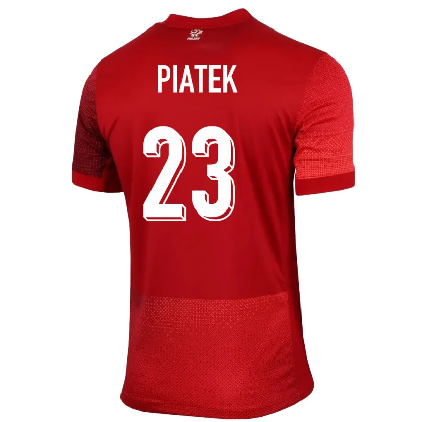Danxen Damen Polen Krzysztof Piatek #23 Rot Auswärtstrikot Trikot 24-26 T-Shirt