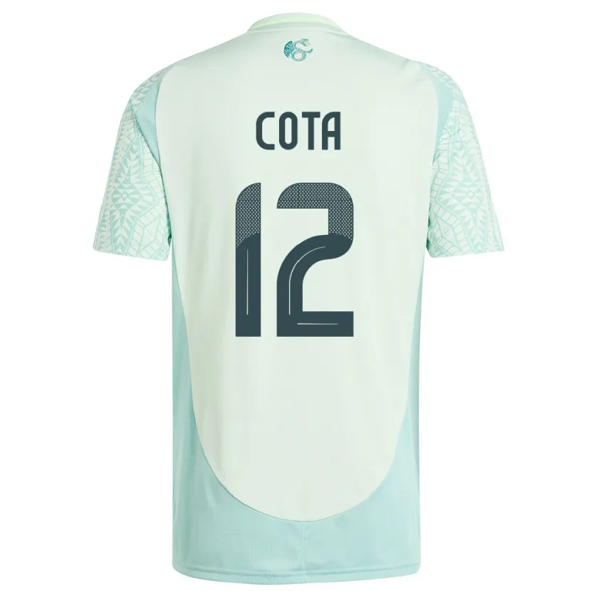 Danxen Damen Mexiko Rodolfo Cota #12 Leinengrün Auswärtstrikot Trikot 24-26 T-Shirt