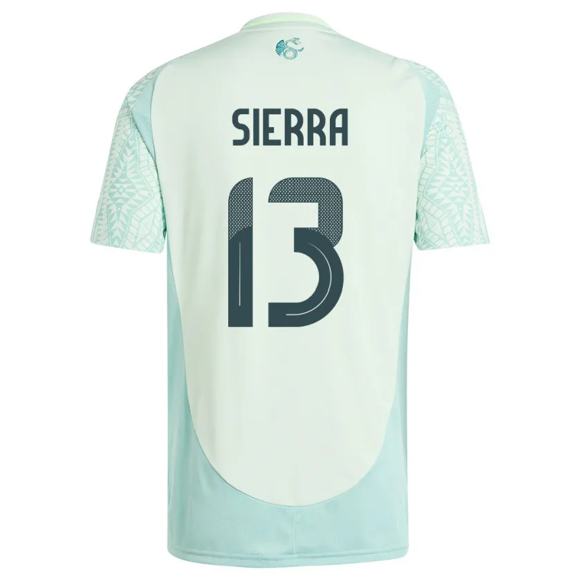 Danxen Damen Mexiko Bianca Sierra #13 Leinengrün Auswärtstrikot Trikot 24-26 T-Shirt