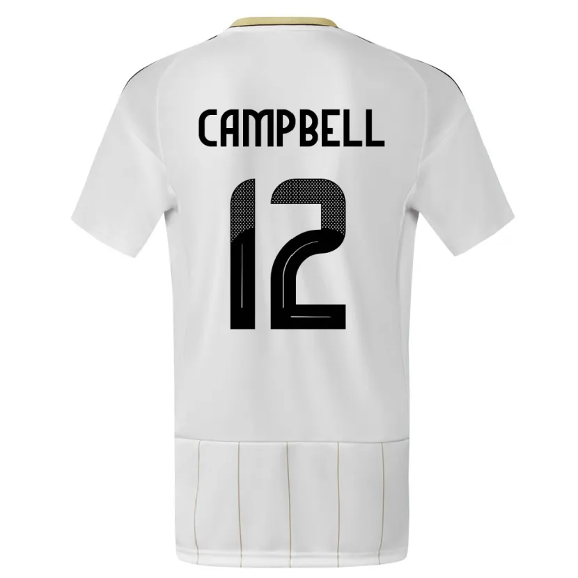 Danxen Damen Costa Rica Joel Campbell #12 Weiß Auswärtstrikot Trikot 24-26 T-Shirt