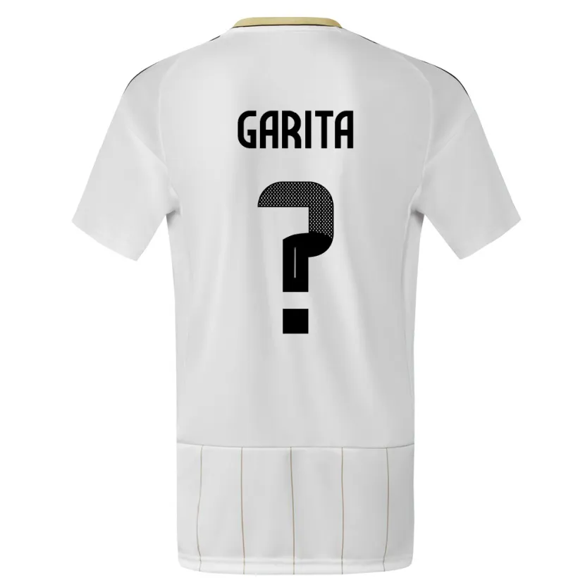 Danxen Damen Costa Rica Emmanuel Garita #0 Weiß Auswärtstrikot Trikot 24-26 T-Shirt