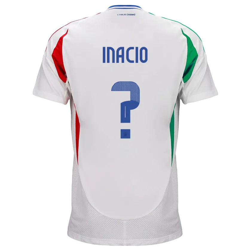 Danxen Damen Italien Samuele Inacio #0 Weiß Auswärtstrikot Trikot 24-26 T-Shirt