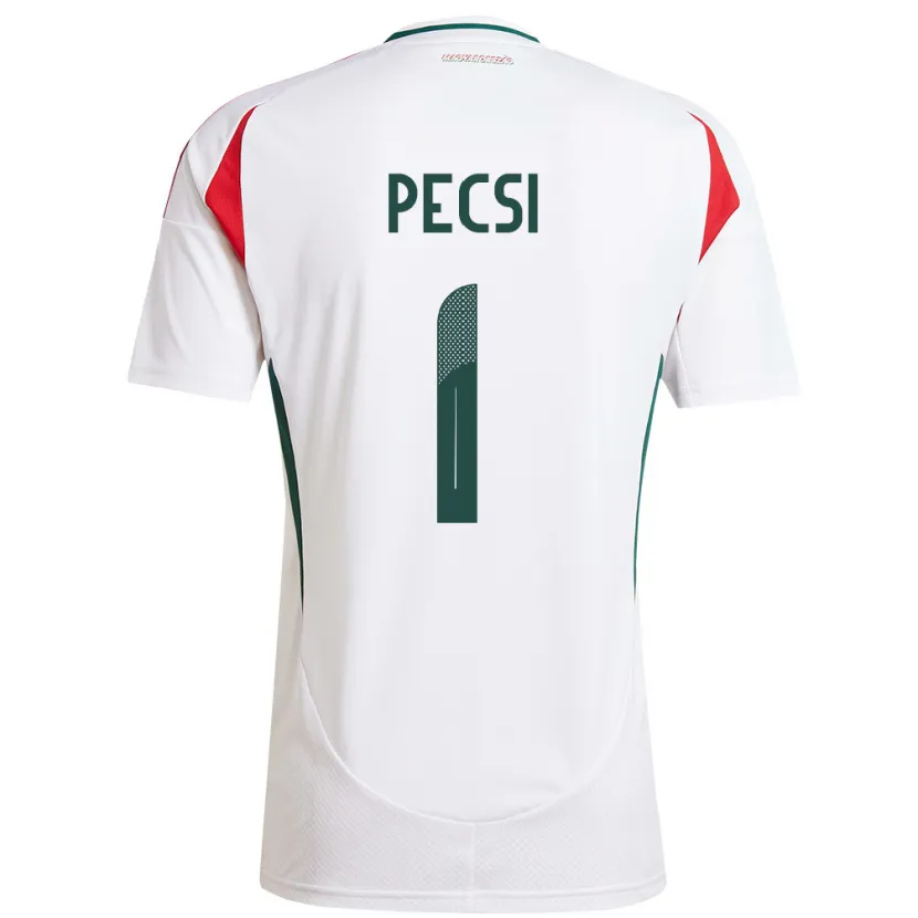 Danxen Damen Ungarn Ármin Pécsi #1 Weiß Auswärtstrikot Trikot 24-26 T-Shirt