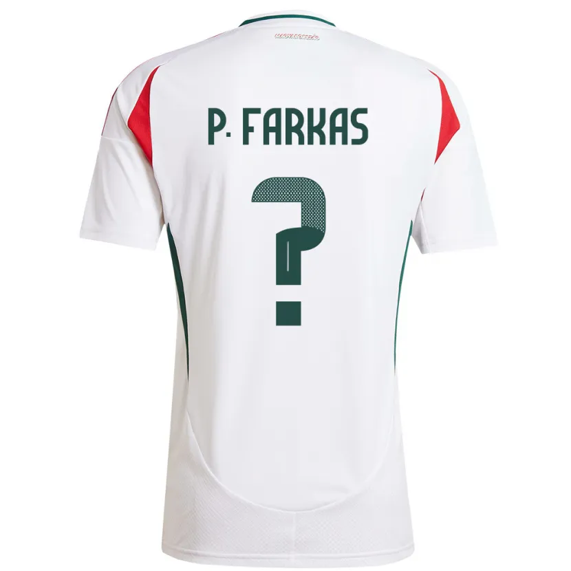 Danxen Damen Ungarn Patrik Farkas #0 Weiß Auswärtstrikot Trikot 24-26 T-Shirt