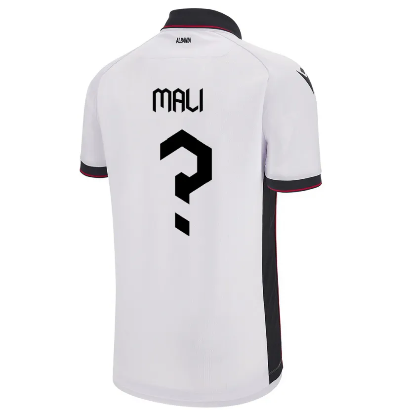 Danxen Damen Albanien Frensi Mali #0 Weiß Auswärtstrikot Trikot 24-26 T-Shirt