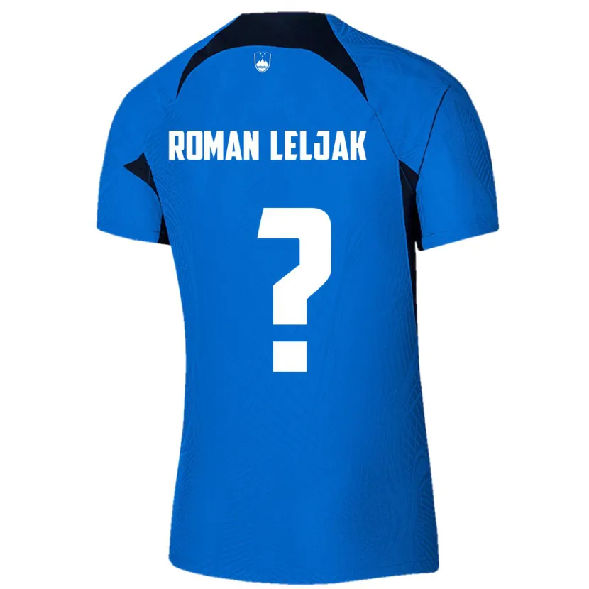 Danxen Damen Slowenien Nejc Roman Leljak #0 Blau Auswärtstrikot Trikot 24-26 T-Shirt