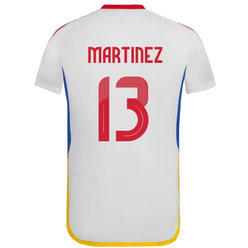 Danxen Damen Venezuela José Martínez #13 Weiß Auswärtstrikot Trikot 24-26 T-Shirt
