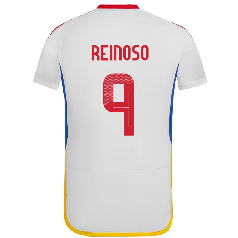 Danxen Damen Venezuela Lucciano Reinoso #9 Weiß Auswärtstrikot Trikot 24-26 T-Shirt