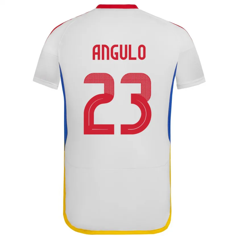 Danxen Damen Venezuela Gabriela Angulo #23 Weiß Auswärtstrikot Trikot 24-26 T-Shirt