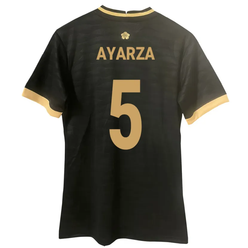 Danxen Damen Panama Abdiel Ayarza #5 Schwarz Auswärtstrikot Trikot 24-26 T-Shirt