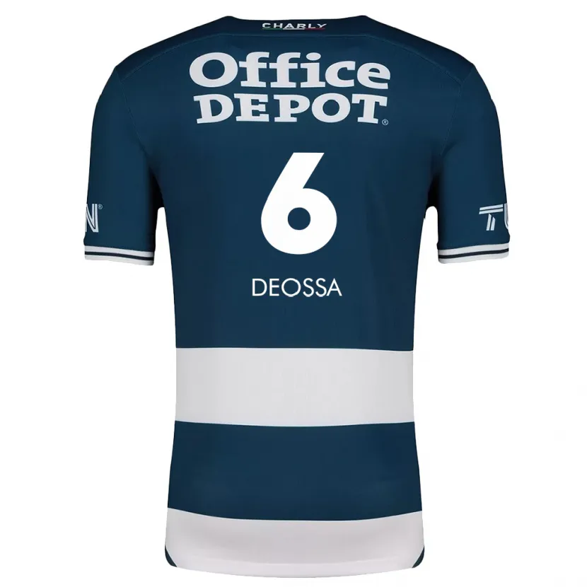 Danxen Kinder Nelson Deossa #6 Blau Weiss Heimtrikot Trikot 2024/25 T-Shirt