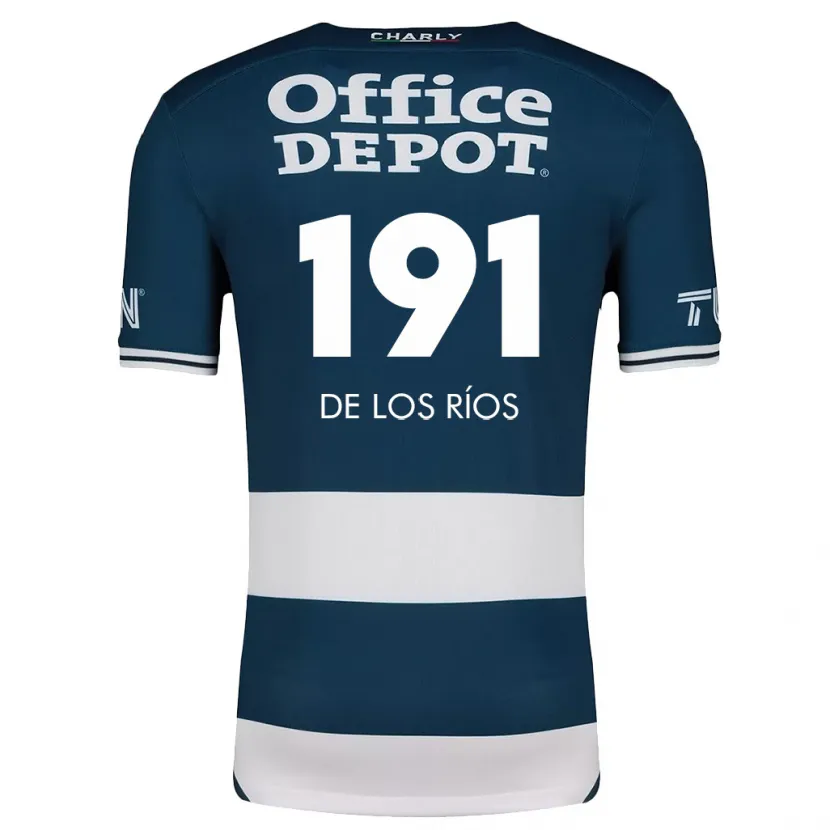 Danxen Kinder Sergio De Los Ríos #191 Blau Weiss Heimtrikot Trikot 2024/25 T-Shirt