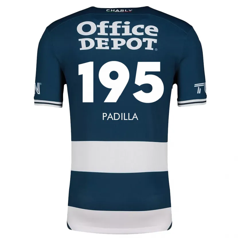 Danxen Kinder Ángel Padilla #195 Blau Weiss Heimtrikot Trikot 2024/25 T-Shirt