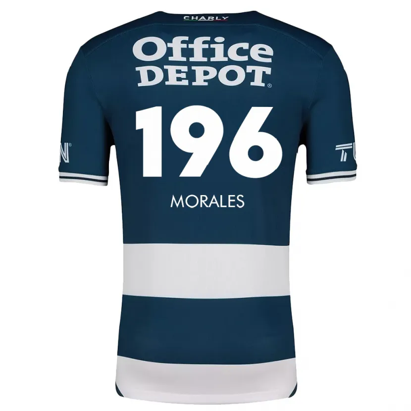 Danxen Kinder Erik Morales #196 Blau Weiss Heimtrikot Trikot 2024/25 T-Shirt